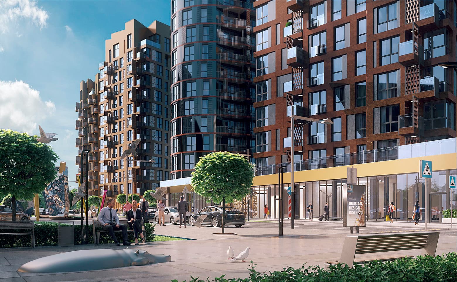 ЖК «Russian Design District» — рендер 3